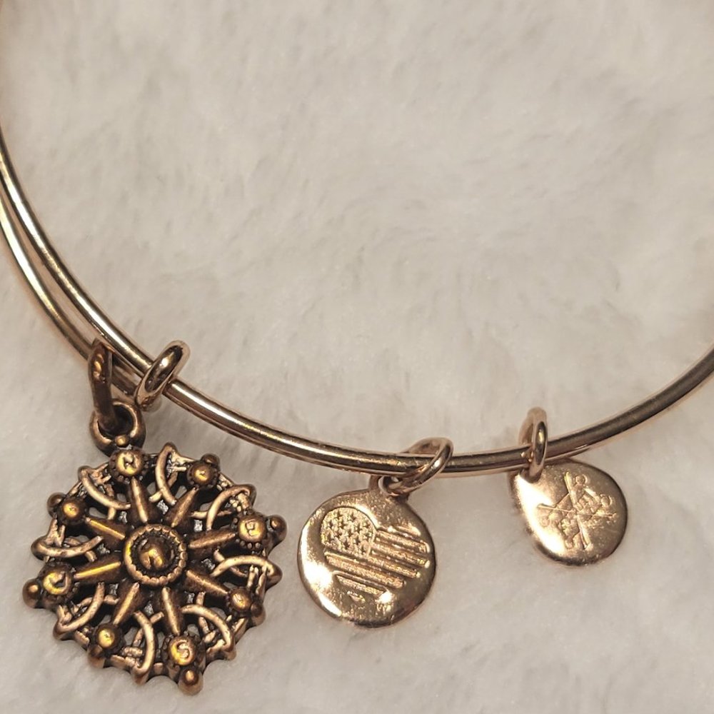 Alex and Ani Compass RARE Adjustable Like New